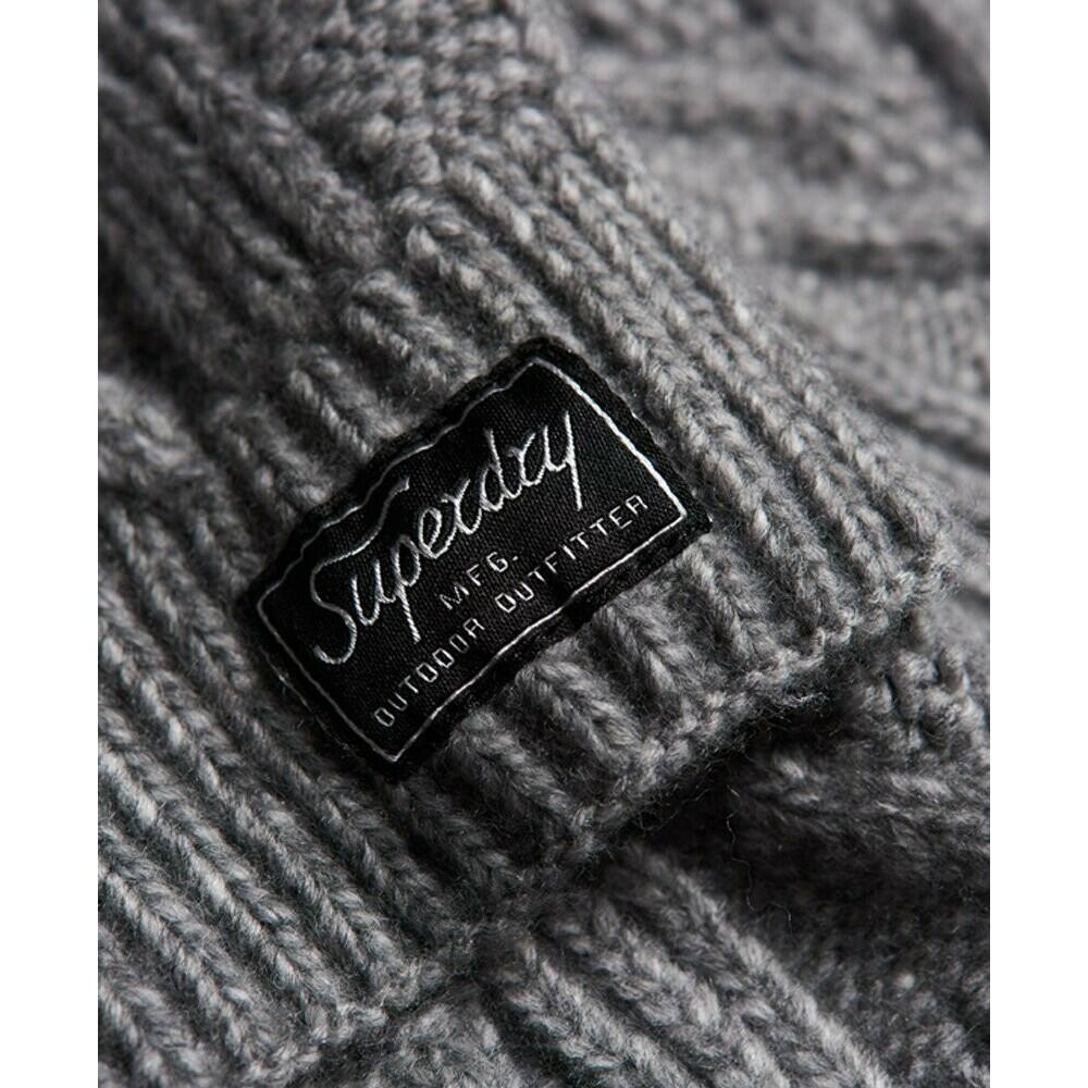 Lenço de malha de cabo feminino Superdry Lux 3/5