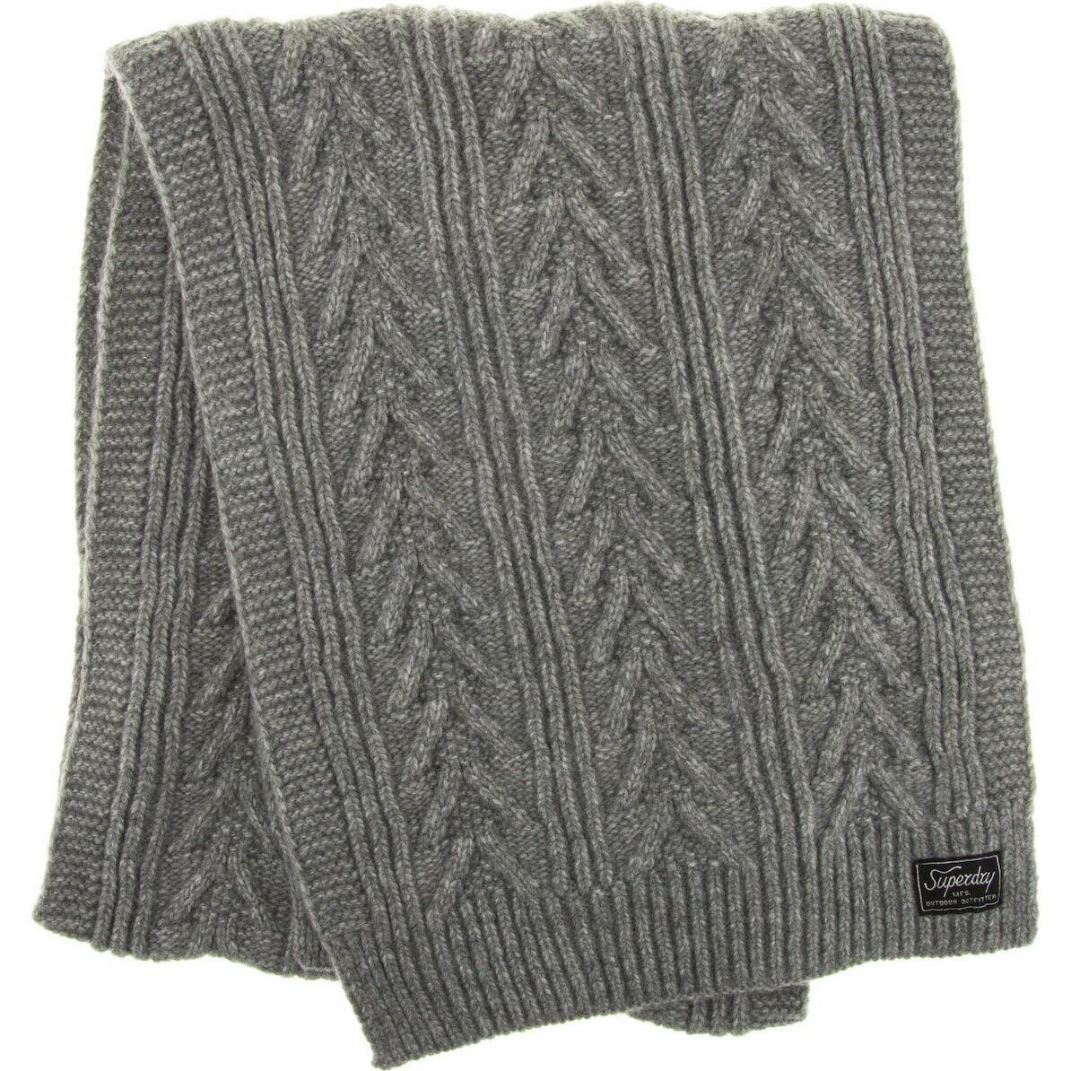 Lenço de malha de cabo feminino Superdry Lux 2/5