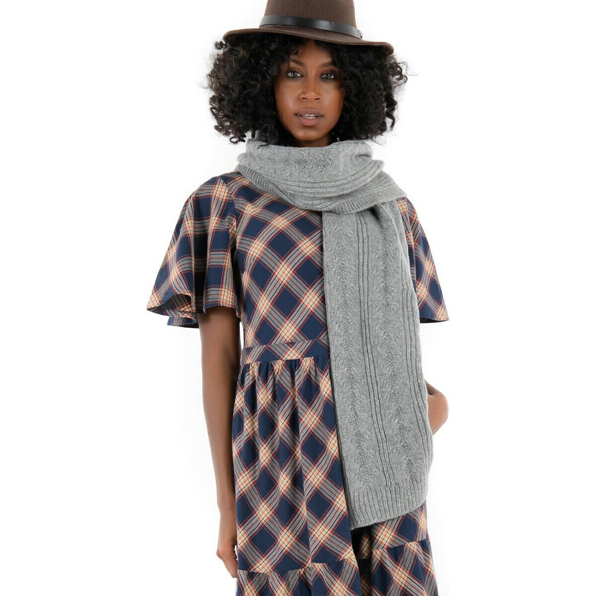 Lenço de malha de cabo feminino Superdry Lux 5/5