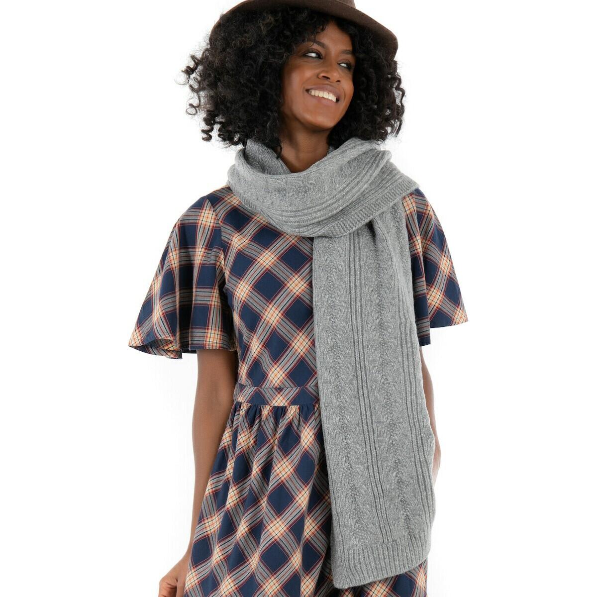 Lenço de malha de cabo feminino Superdry Lux 4/5
