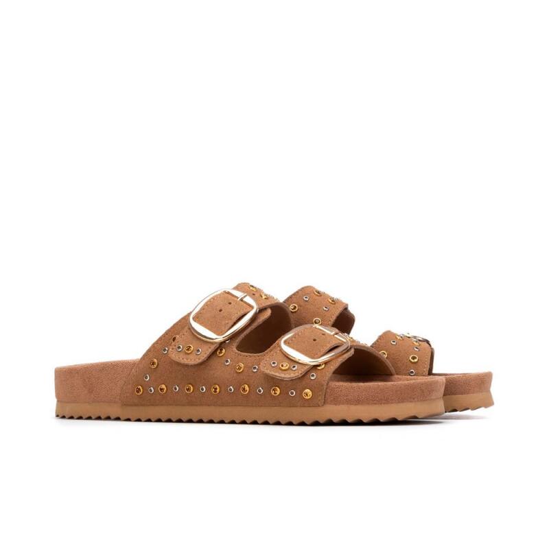 Sandales Plates Femme Xti  Marron 4/5