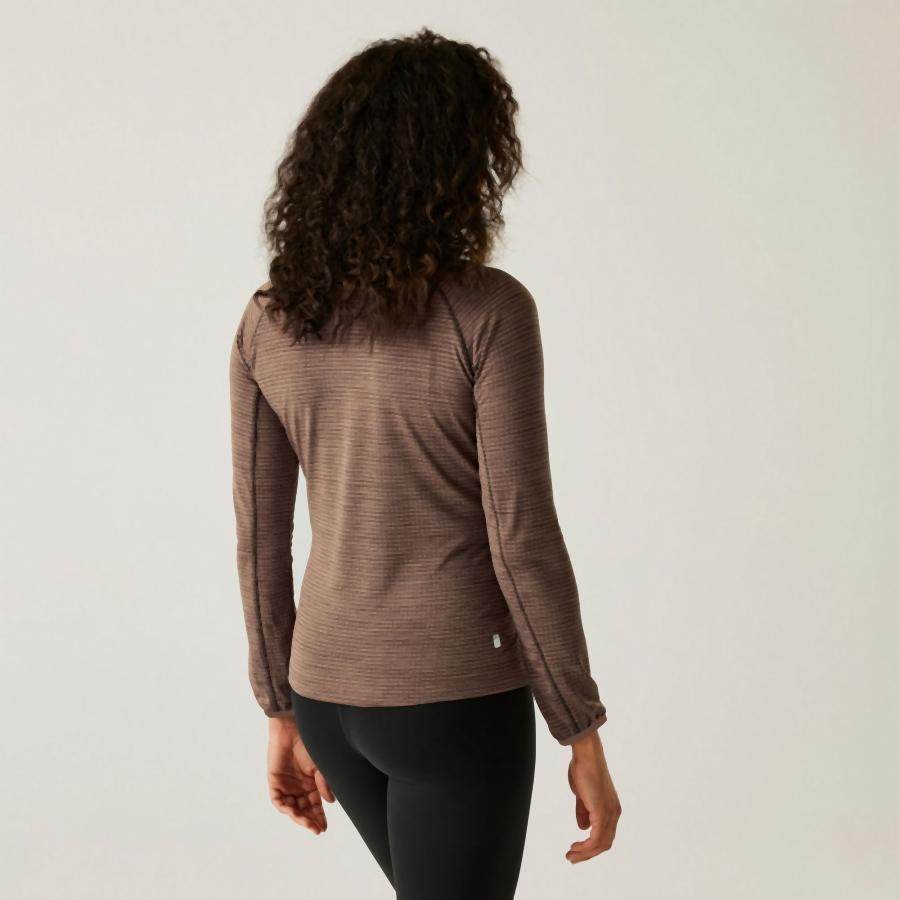 Women's 1/4 zip training top Regatta Yonder II 4/7