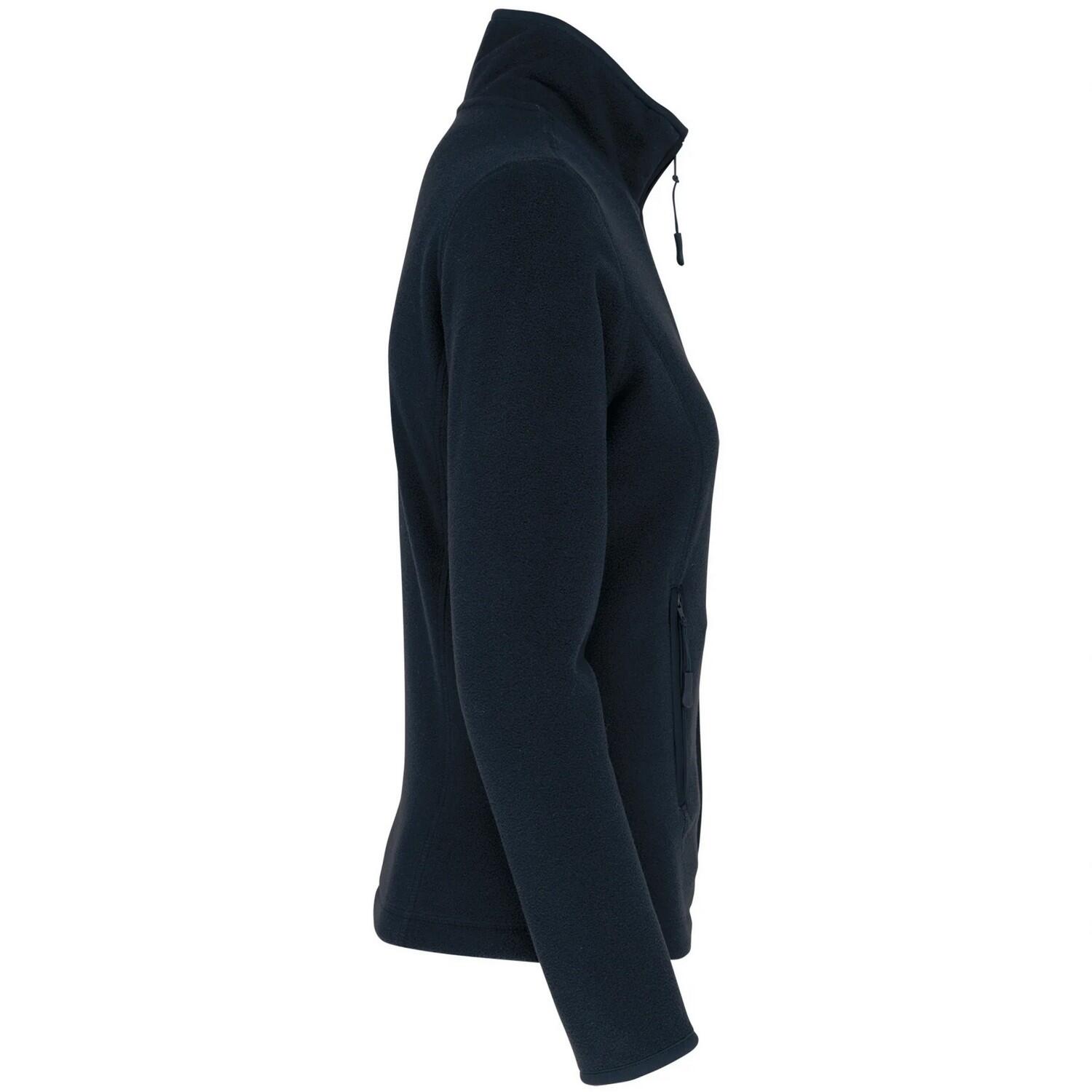 Womens/Ladies Maureen Microfleece Jacket (Navy) 3/3