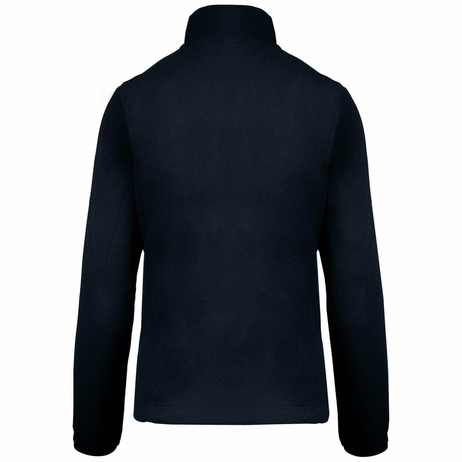Womens/Ladies Maureen Microfleece Jacket (Navy) 2/3