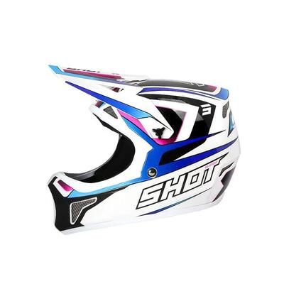Casco Shot Rogue Adulto - Bianco Blu Perlato