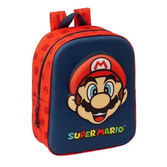 Kinderrucksack Safta Super Mario Bros 3D 27 cm