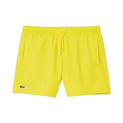 Costume Da Bagno A Pantaloncino Logo Uomo Lacoste Giallo 5/5