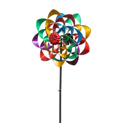 Giraffa Icare Distribution Giraffa Metal Fleur Double Arc En Ciel