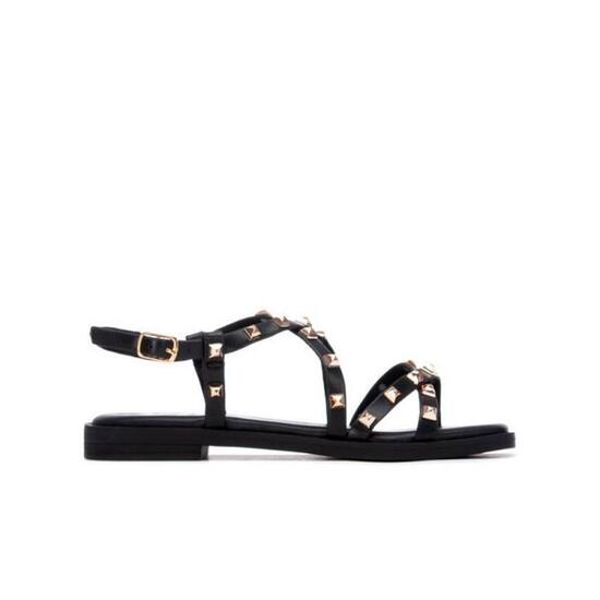 Flache Sandalen Damen Xti Schwarz
