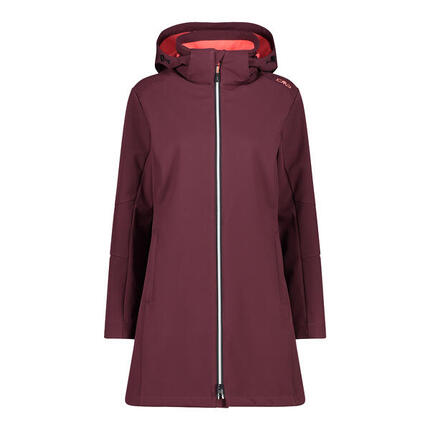 Kurtka parka z kapturem, zapinana na zamek dla kobiet CMP