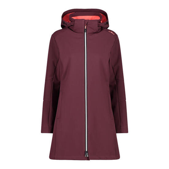 Kurtka parka z kapturem, zapinana na zamek dla kobiet CMP