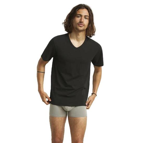 Lot de 2 T-shirts Col V DIM Regul'Activ Sport