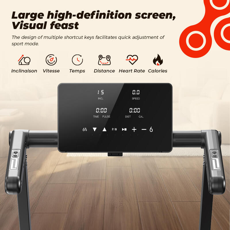 Banda de alergare pliabilă FT62 4.0CP, 16km/h, control prin aplicație Bluetooth
