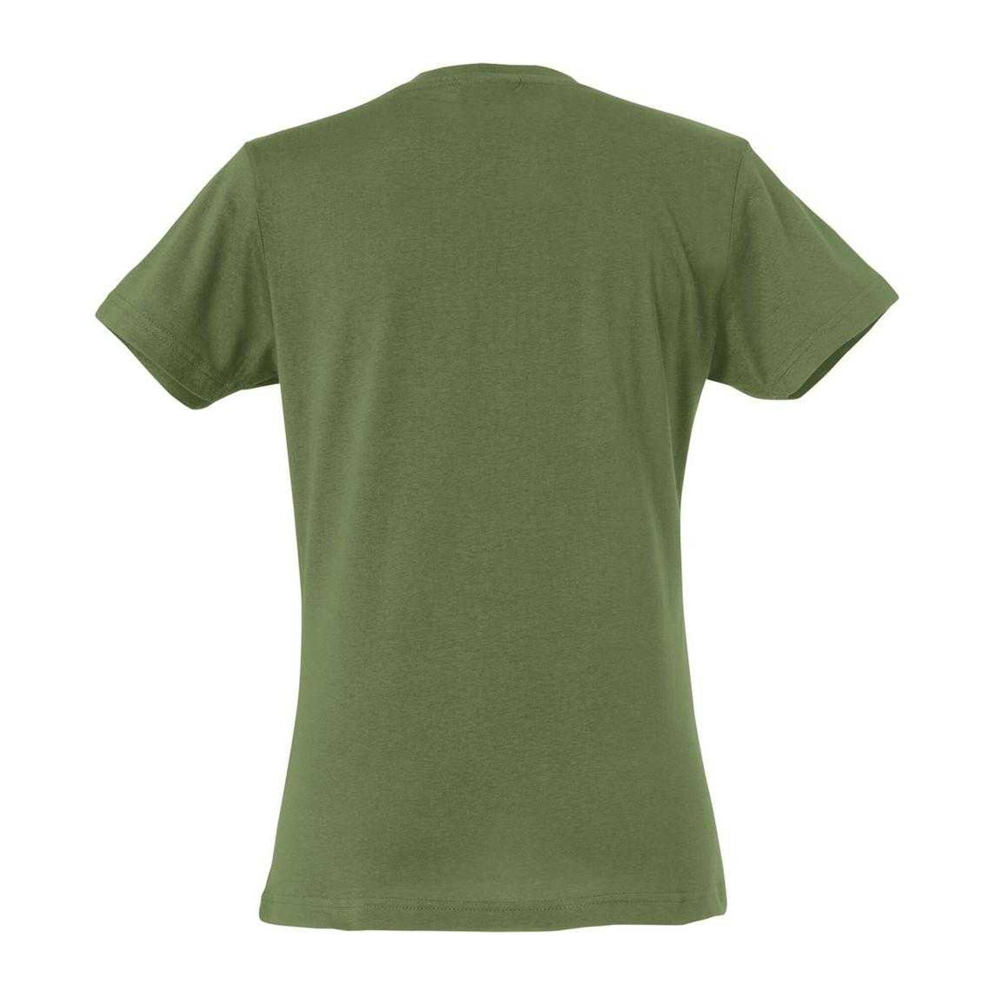 Tshirt Femme (Vert Militaire) 2/3