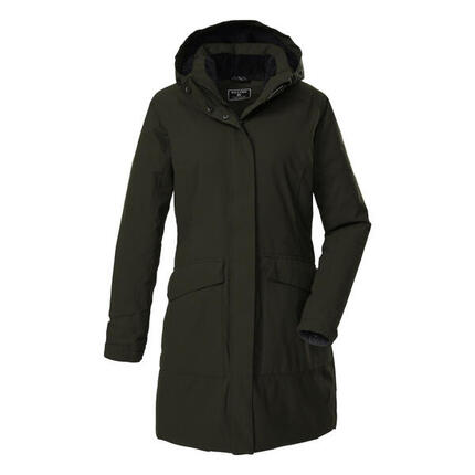 Lange Regenjacke mit Kapuze für Damen Killtec Kow 18