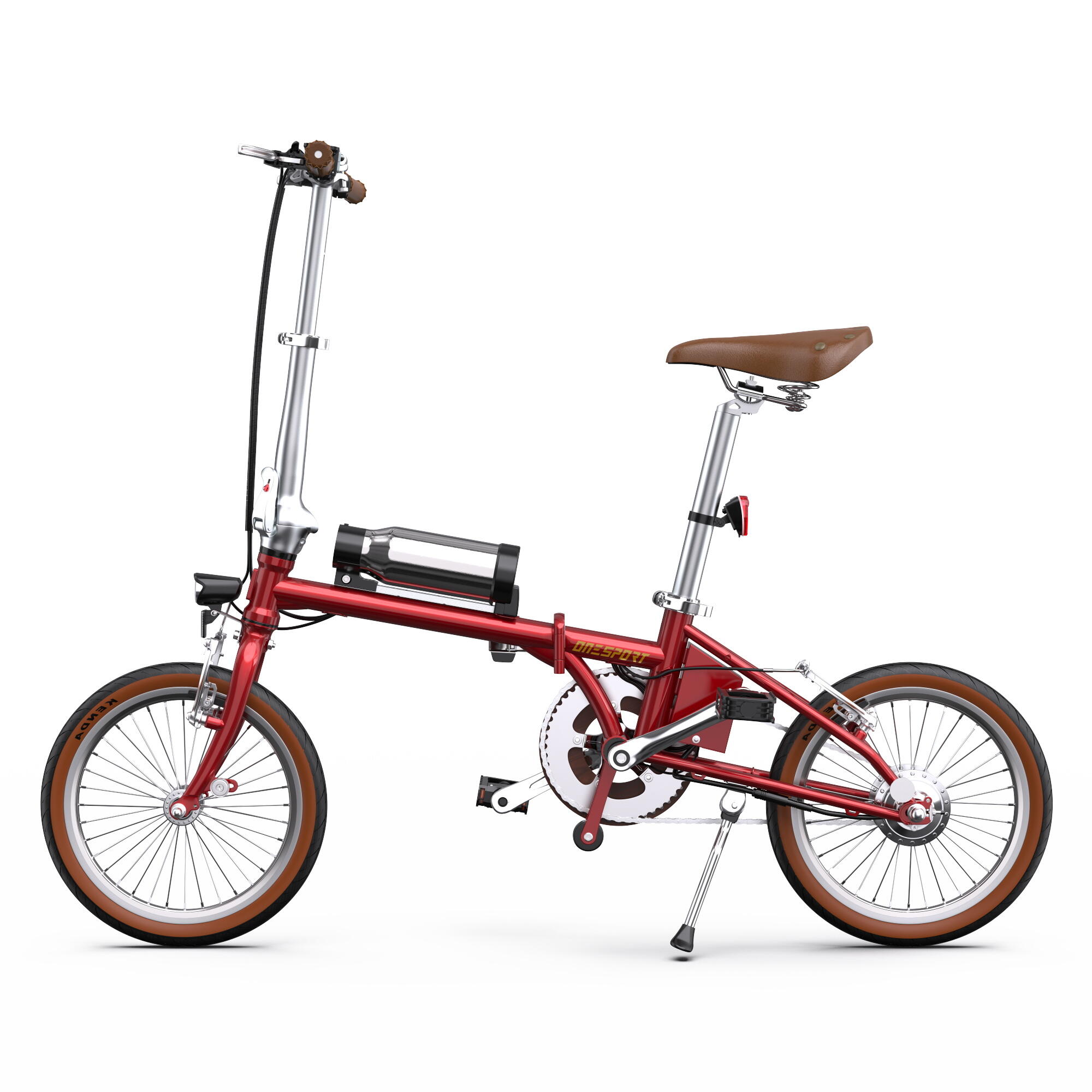 Bicicletă electrică pliabilă ONESPORT OT02, baterie 36V 5.2Ah
