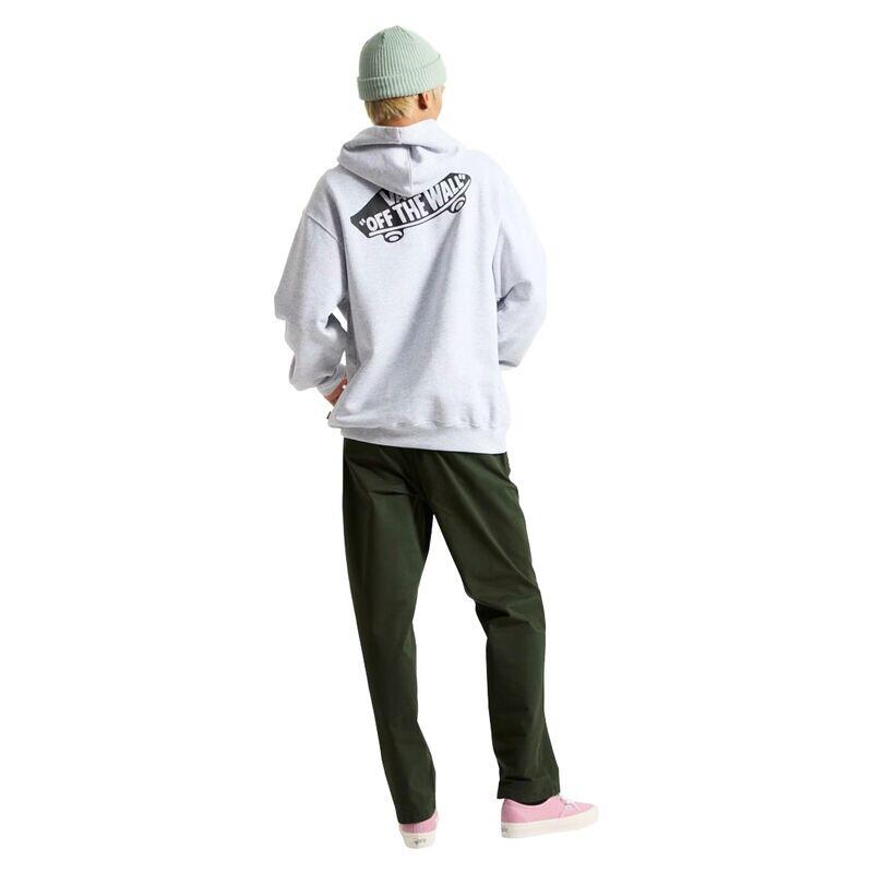 Sudadera Gris Vans con Capucha Style 76 Light Grey de Corte Holgado 4/5