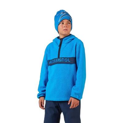 Kinder fleece met capuchon rossignol alltrack