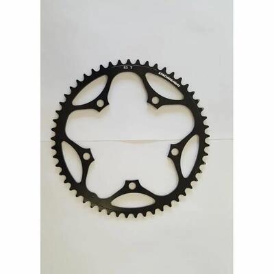 Kettingblad shimano/sram/fsa type s dural 9/10v 50t steek 130 zwart