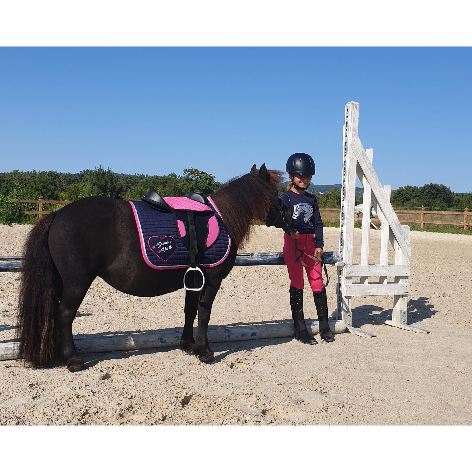Pantaloni da equitazione per bambini Q-essentials 2/3