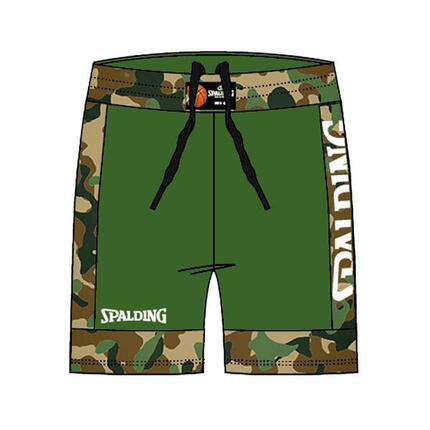 Spalding Basketball Short réversible CAMOUFLAGE