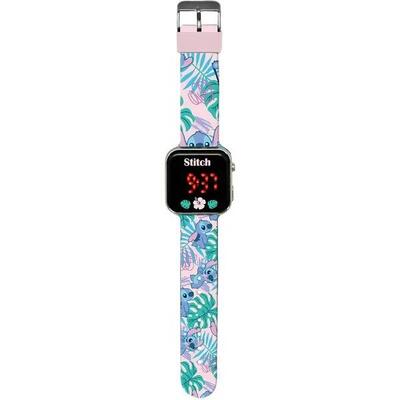 Led-horloge kids licensing disney stitch