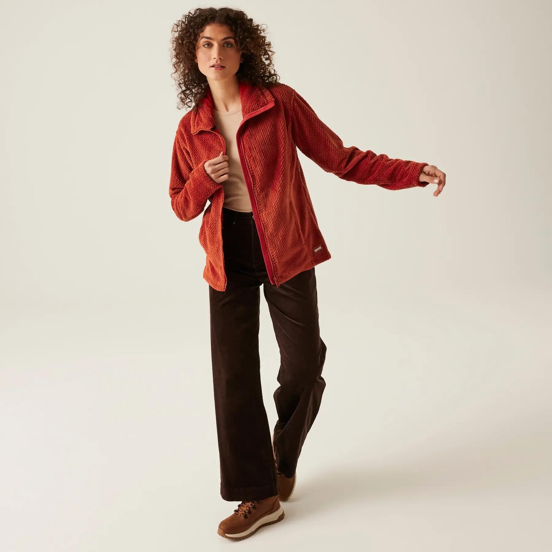 Felpa con zip morbida donna Regatta Heidy 2/6