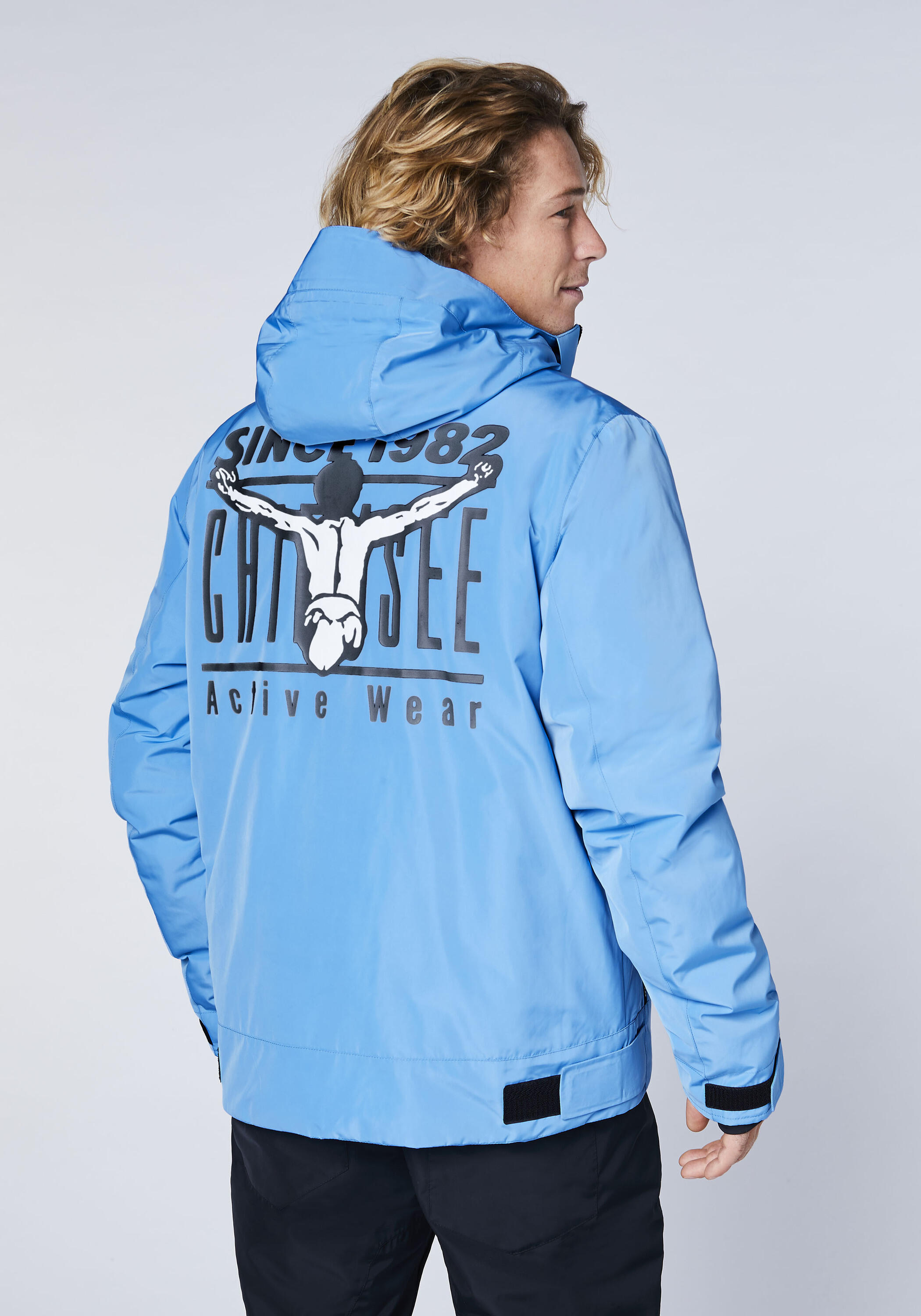 Skijacke mit großem Rückenprint 3/7