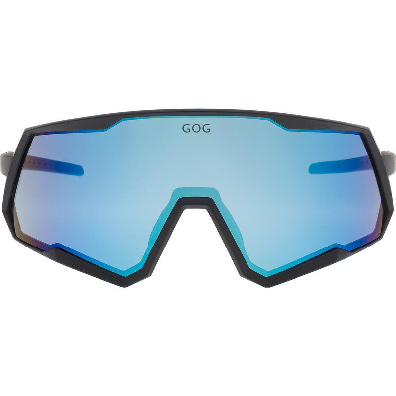 Okulary przeciwsłoneczne GOG Tove - matt black/reflex white/blue