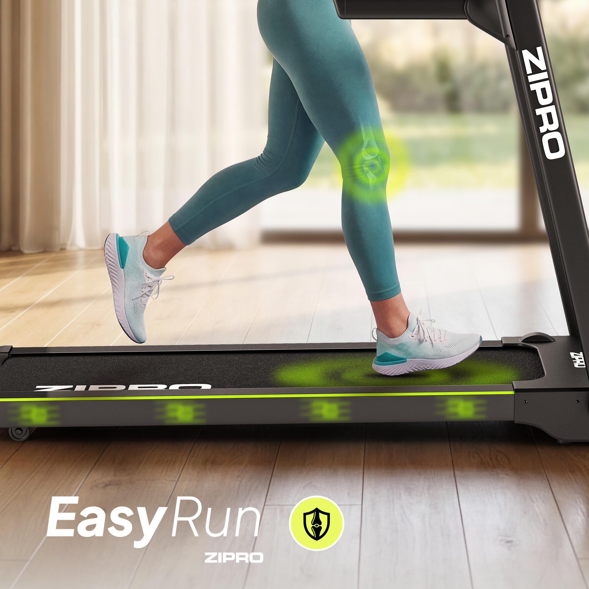 Loopband Zipro Jogger 124 x 44 cm 16 km/u compact, opvouwbare 4/7