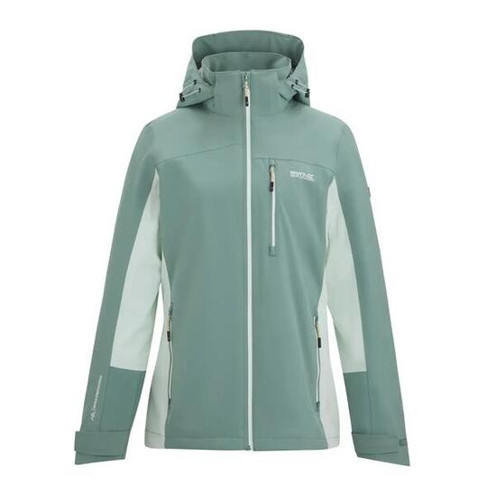 Bosfield Damen-Wanderjacke mit Kapuze, wasserdicht