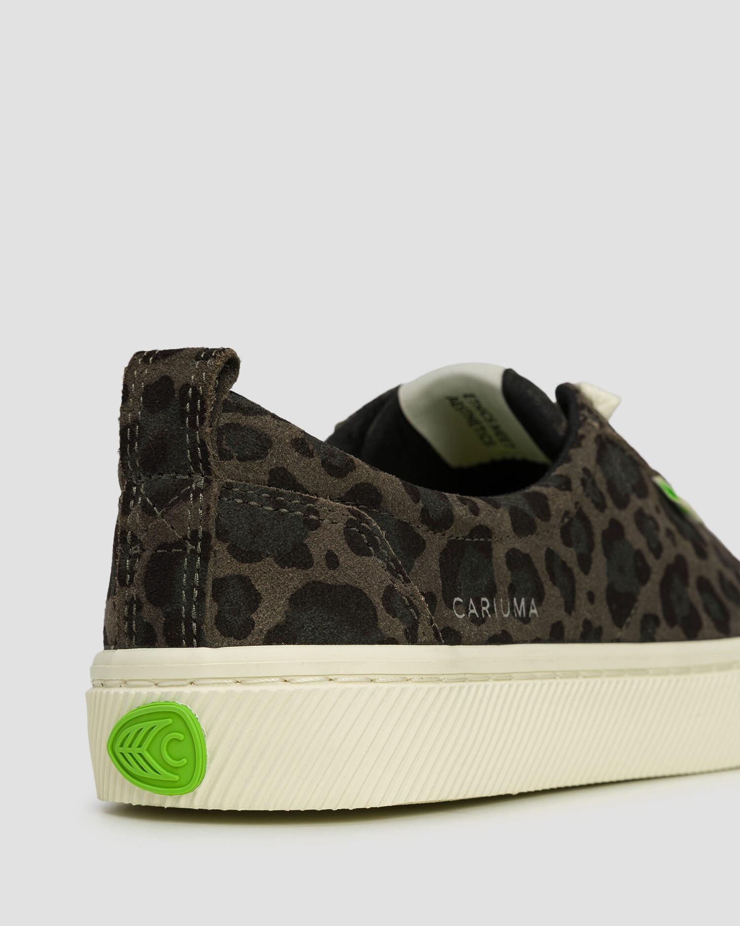 Trampki ze skóry zamszowej Cariuma OCA Suede Black Jaguar Print 7/7