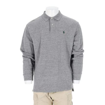 Reconditionné - Polo manches longues Homme Gris - Excellent