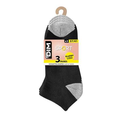 Lot de 3 Paires de Chaussettes femme DIM Impact Léger Sport