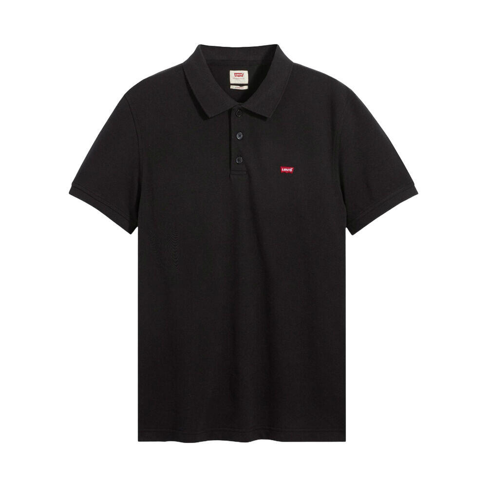 Polo Negro Levis Housemark Mineral Black Versátil, Elegante y Holgado 1/5