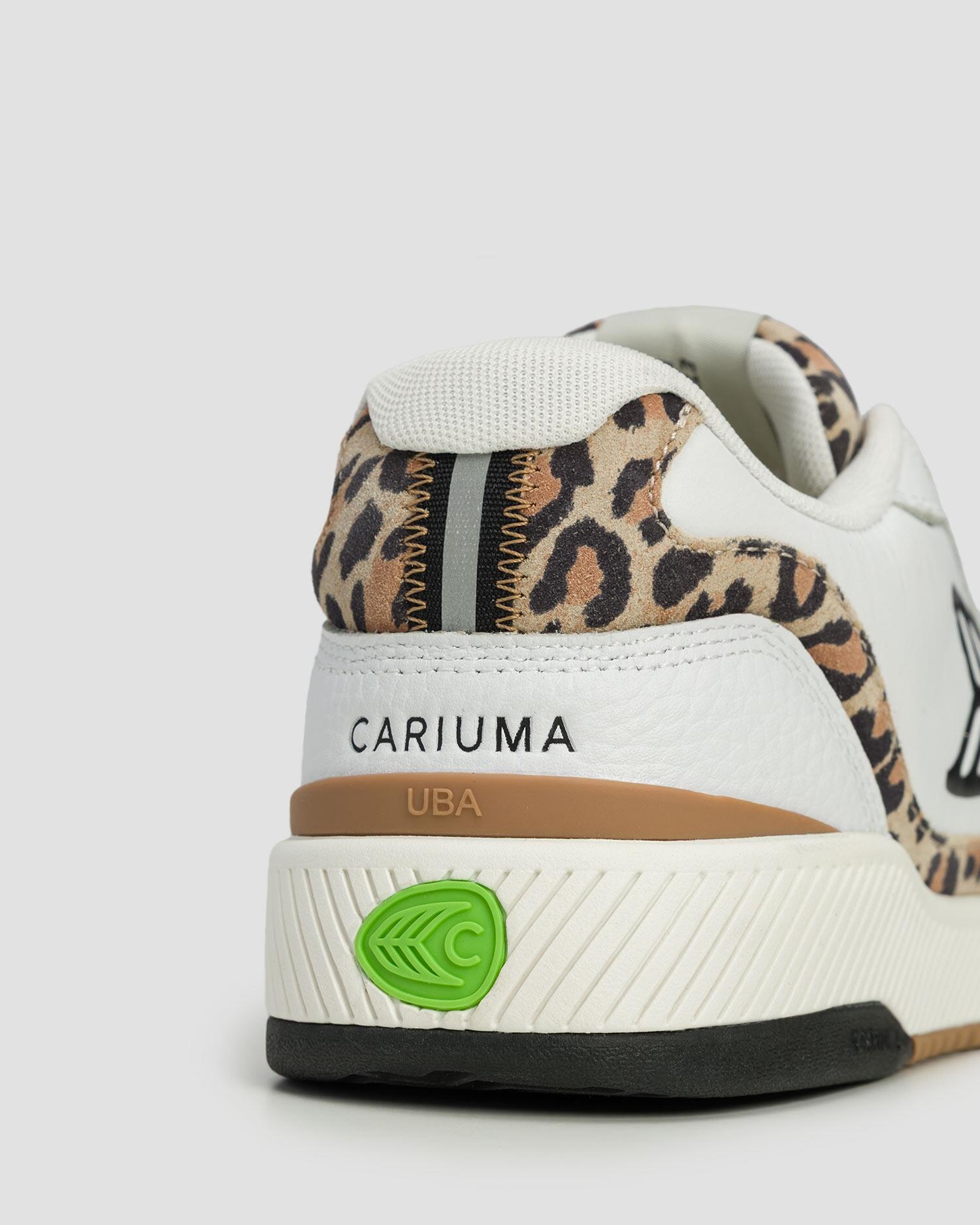 Sneakersy skórzane Cariuma Uba White Leather Leopard Print Suede Black 7/7