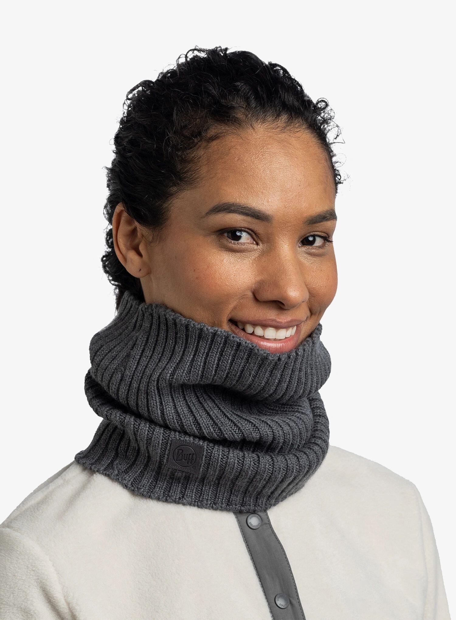 Braga de cuello Knitted Unisex Buff Gris 4/7