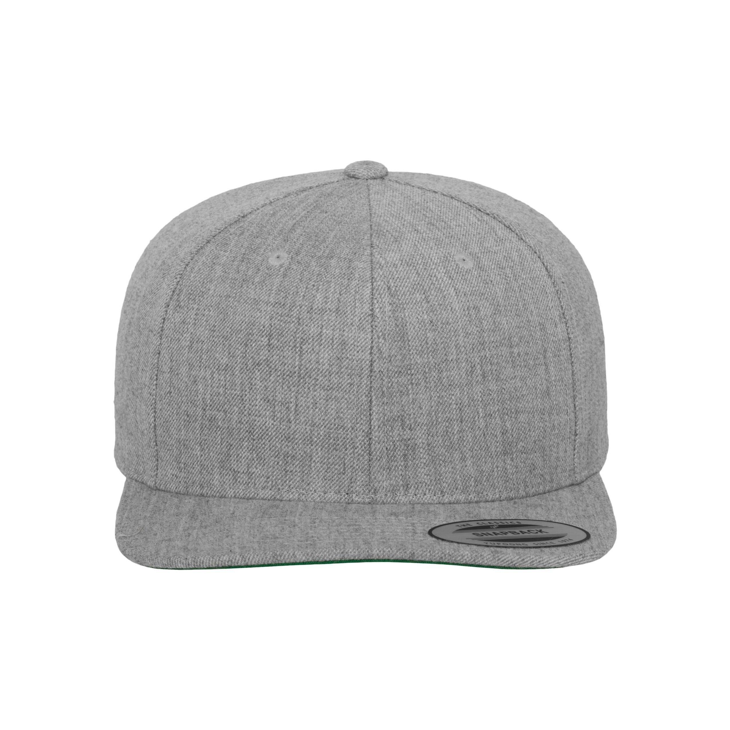 "Classic" Snapback Mütze für HerrenDamen Unisex Damen und Herren Grau 3/4