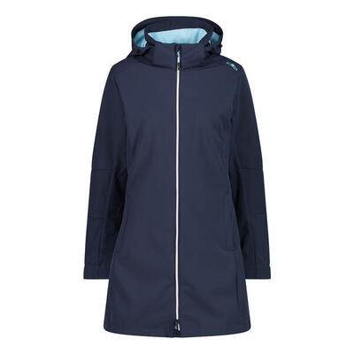 Dames parka met rits en capuchon cmp