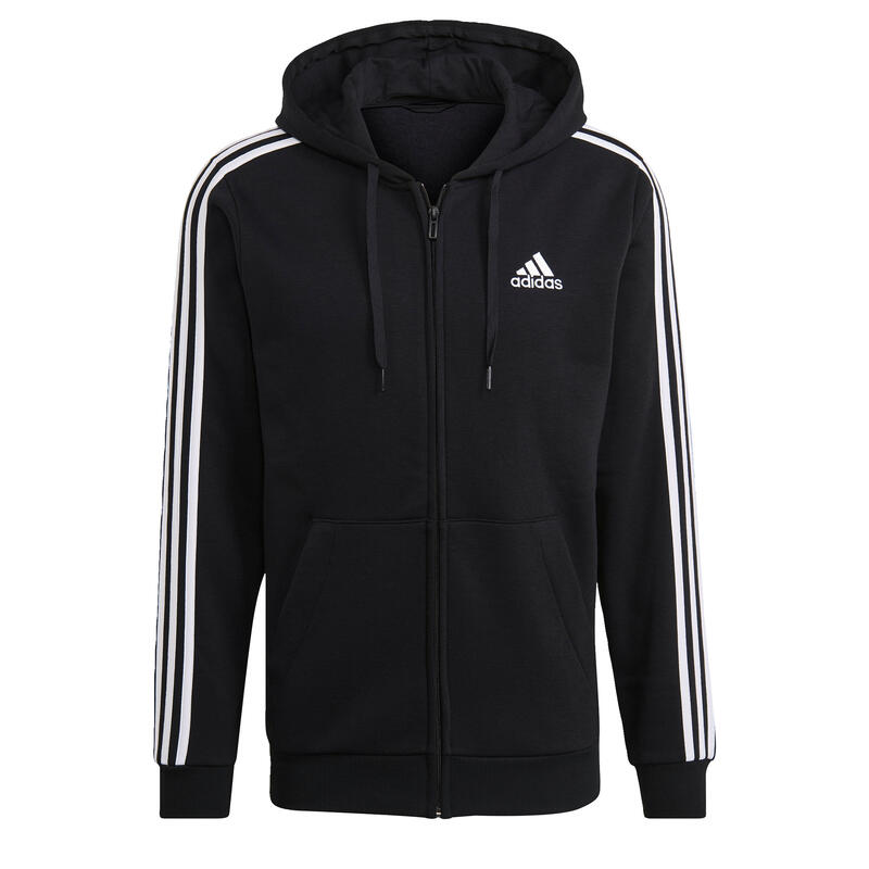 Veste à capuche Essentials Fleece 3-Stripes Full-Zip