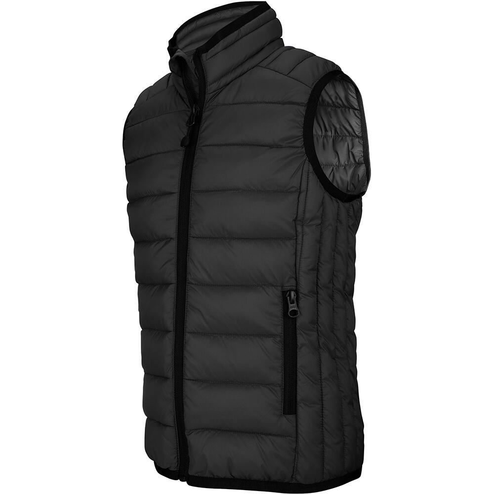 Stepp Daunen Bodywarmer Herren Schwarz 2/3