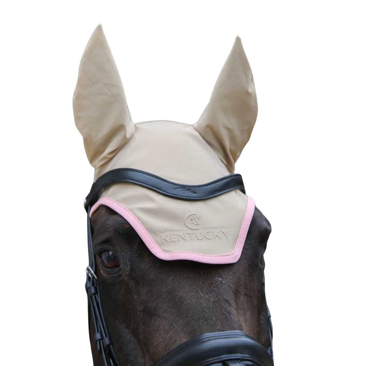 Bonnet anti-mouche wellington soundless softshell beige-vieille rose Full 2/4