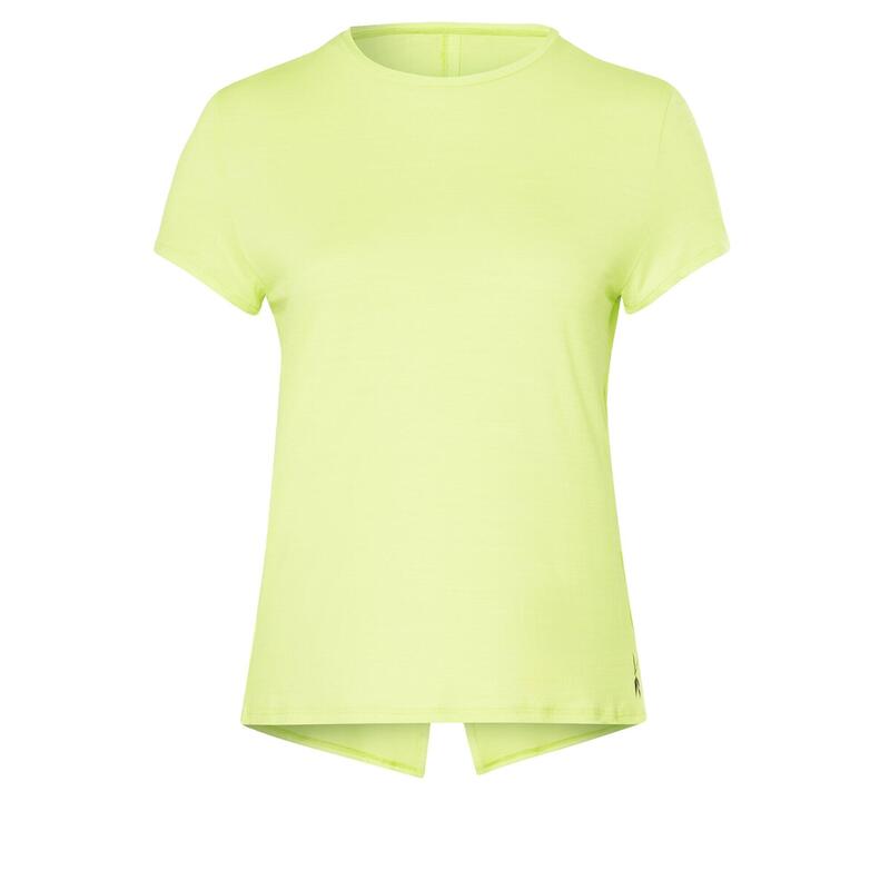 Camiseta Manga Corta Activchill Mujer Reebok Workout Ready Amarillo