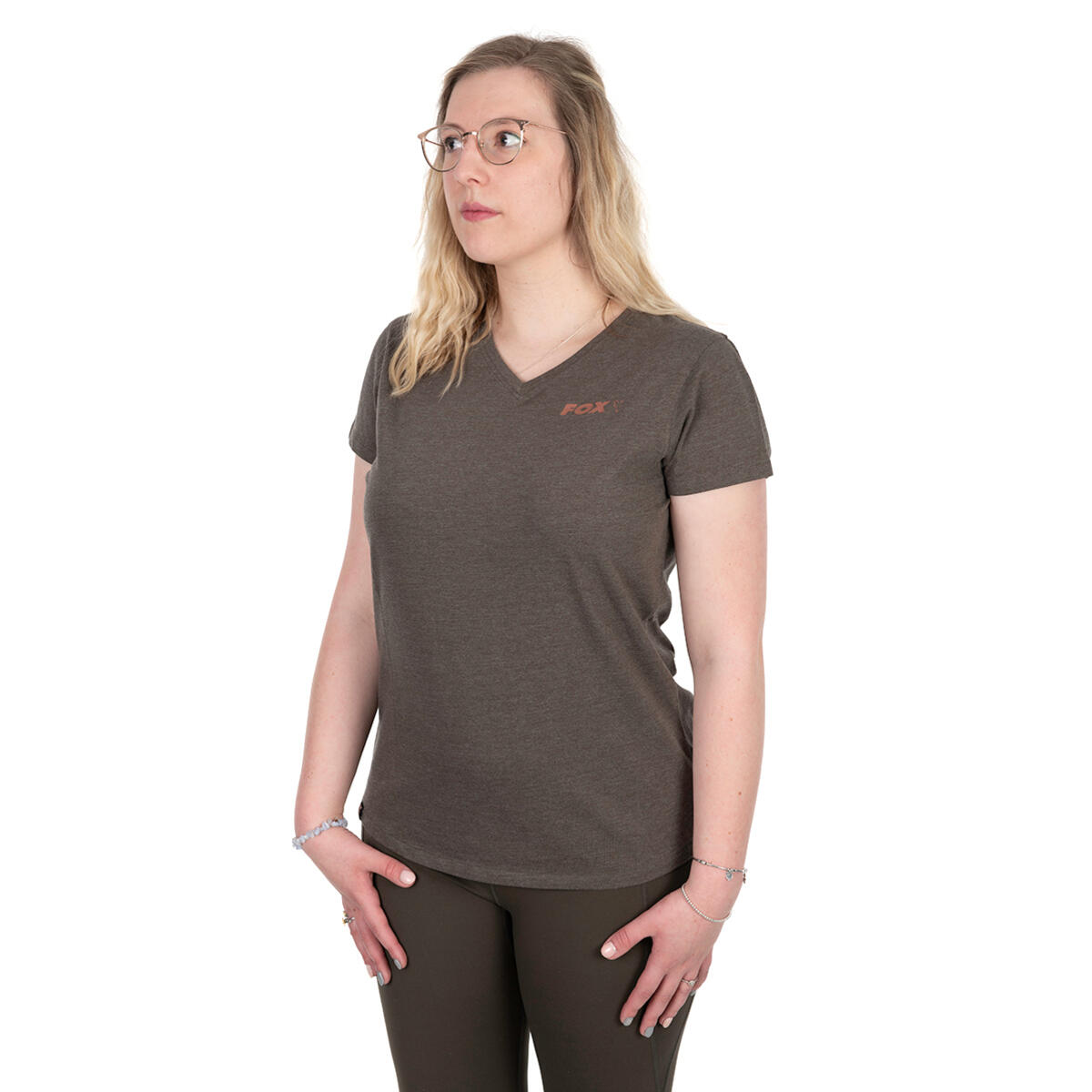 T-shirt col v femme Fox WC 2/7