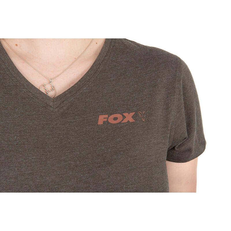 T-shirt col v femme Fox WC 6/7