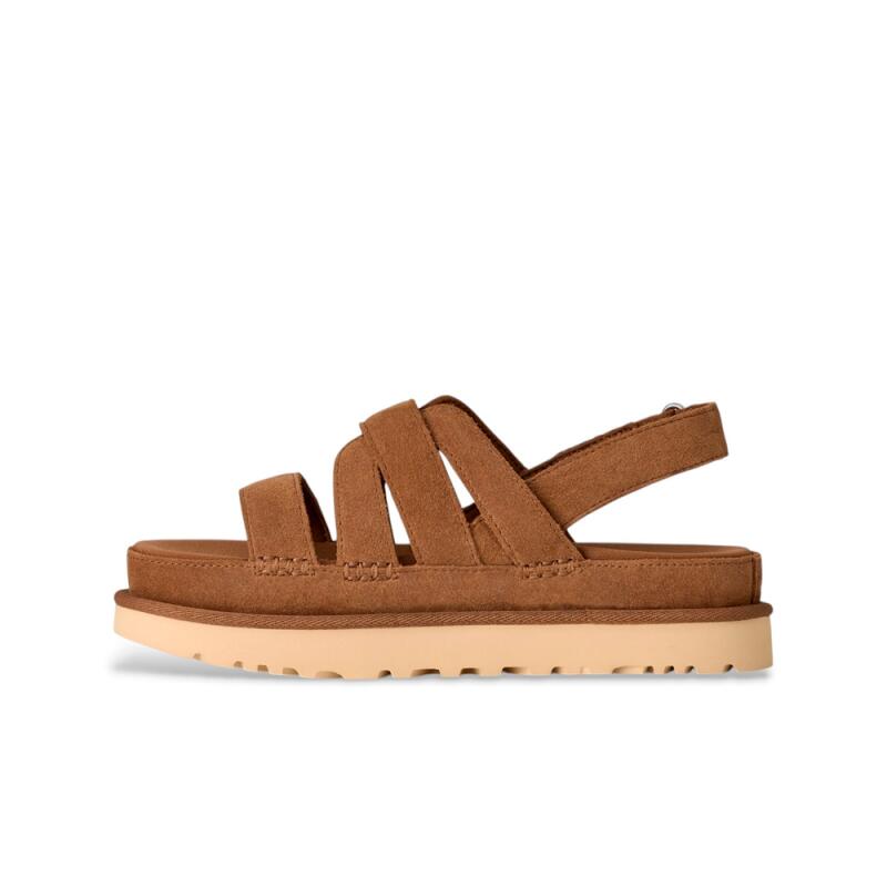 Sandales Plates Femme Ugg W Goldenstar Gleam Marron 3/6