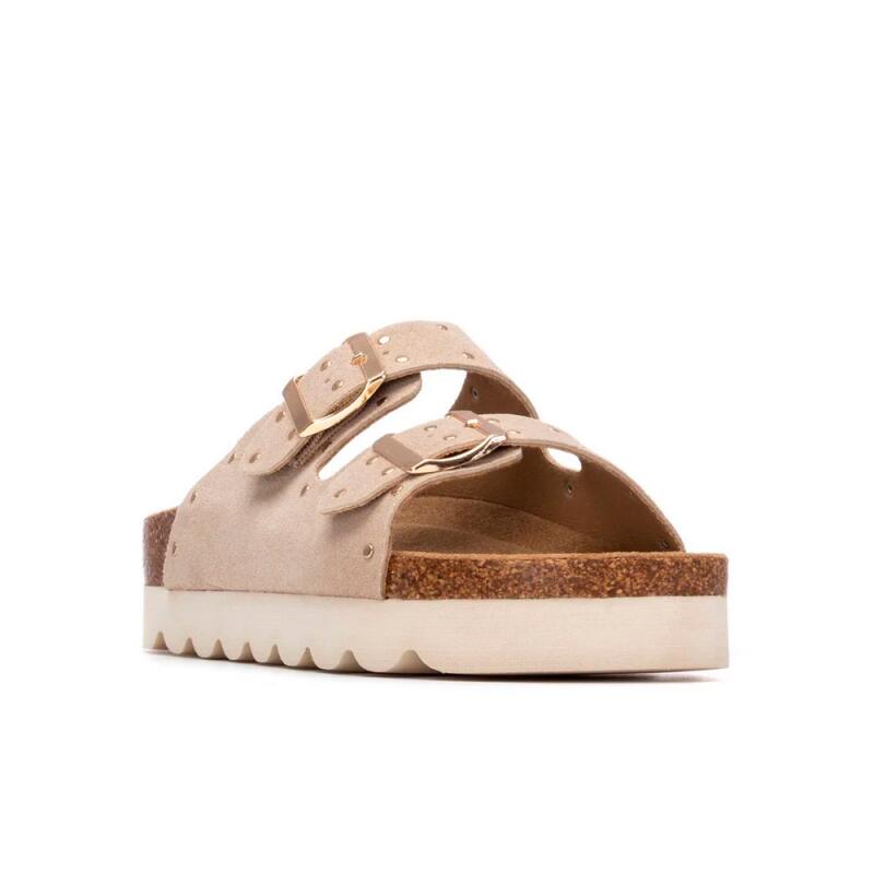 Sandali Bassi Donna Refresh  Beige 2/4