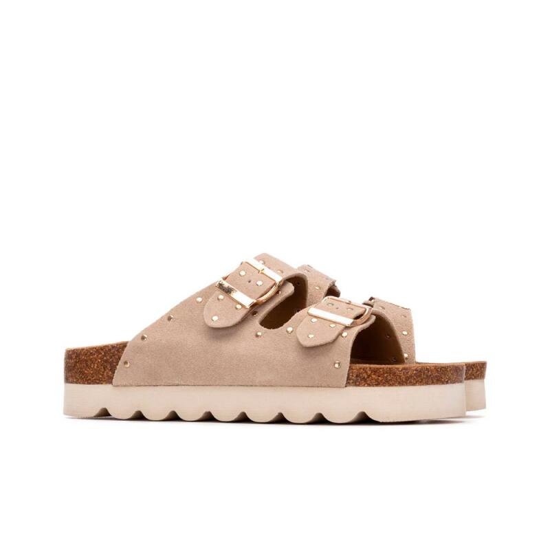 Sandali Bassi Donna Refresh  Beige 4/4
