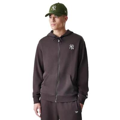 New york yankees hoodie met volle rits mlb midi le spg bb brs