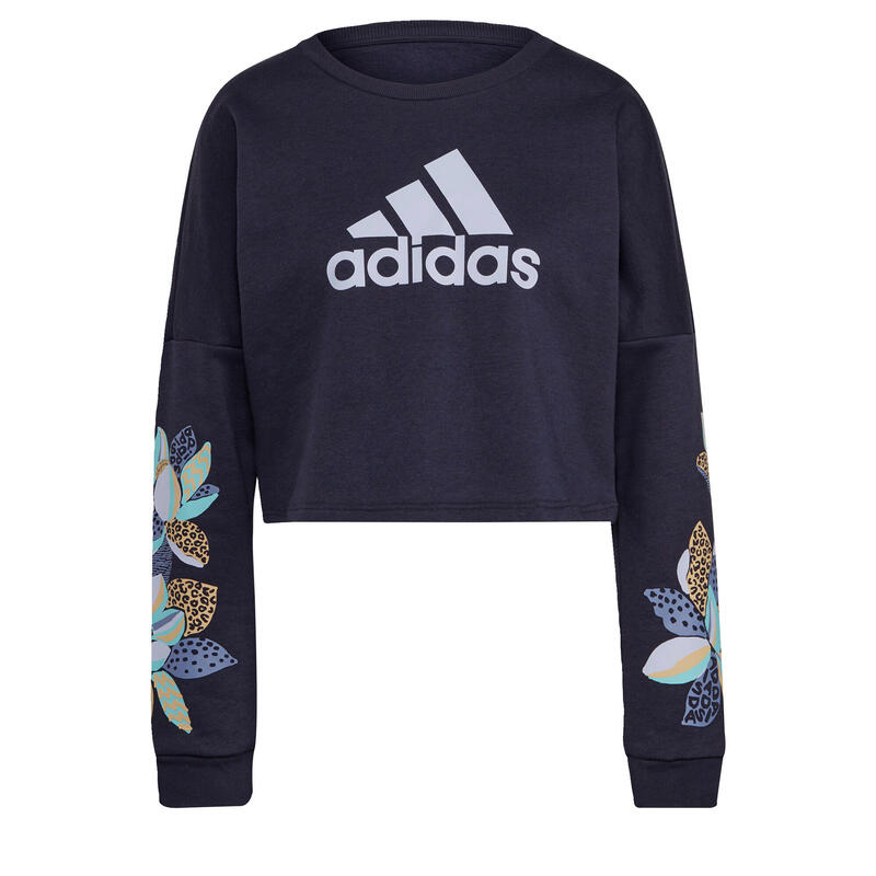 Sweat-shirt adidas x FARM Rio Print Loose Cropped Fleece Logo